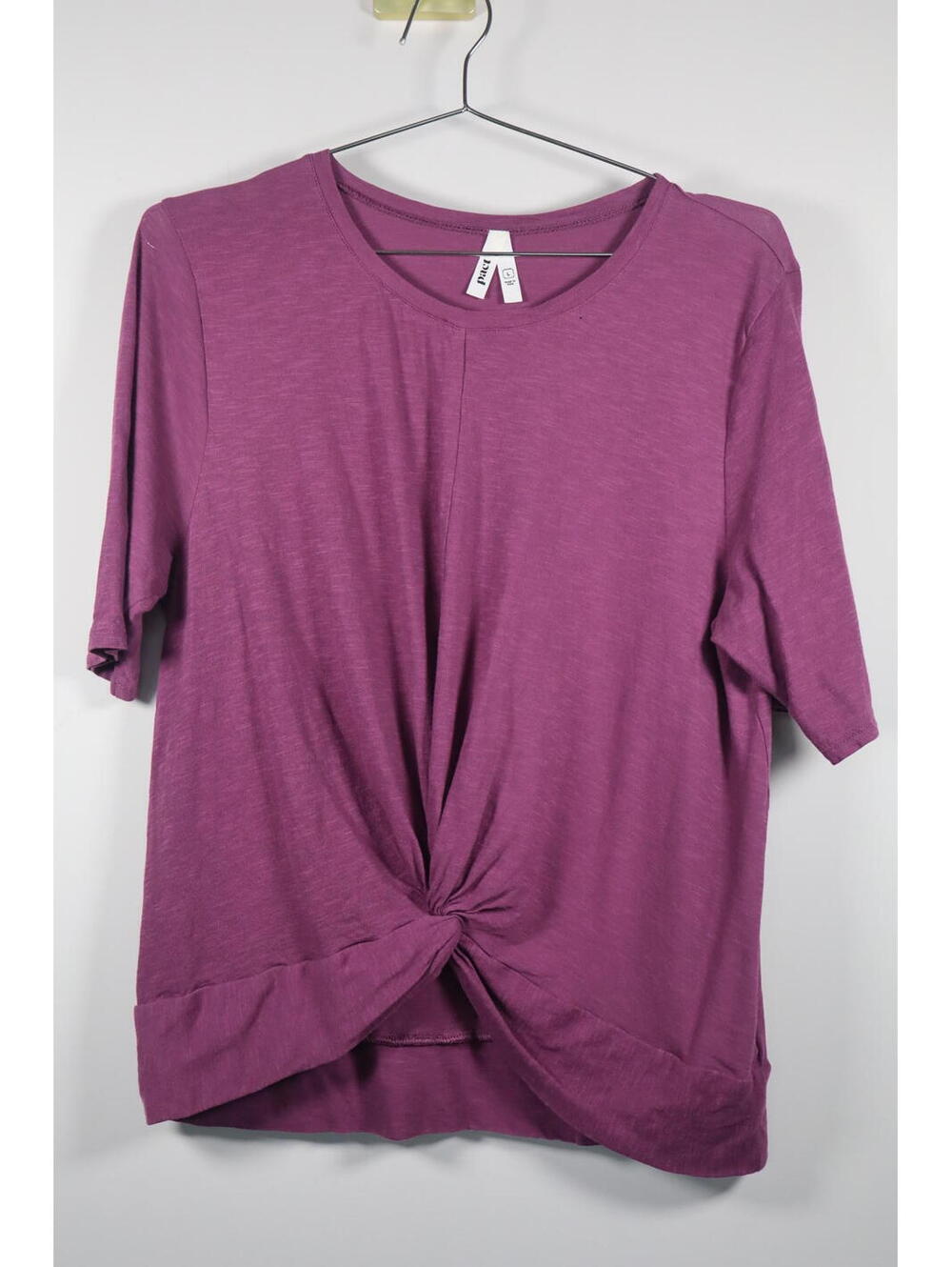 Pact organic cotton tissue gauzy twist top size Large